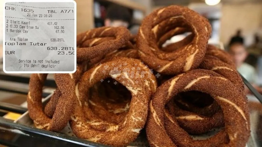 Havalimanı'ndaki simit ve çay fiyatı şaşkına çevirdi