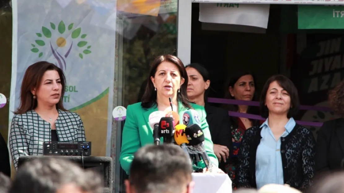 HDP EŞ Genel Başkanı Buldan, Diyarbakır'dan iktidara meydan okudu: Burası bizim kalemiz, 12-0 yapacağız