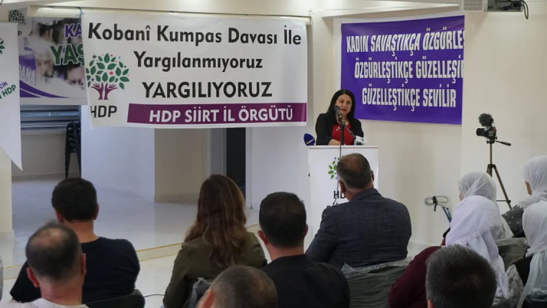 HDP Siirt İl Örgütünden Kobane Davası Açıklaması!