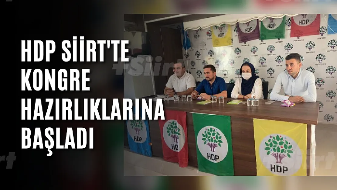 HDP Siirt'te Kongre Hazırlıklarına Başladı