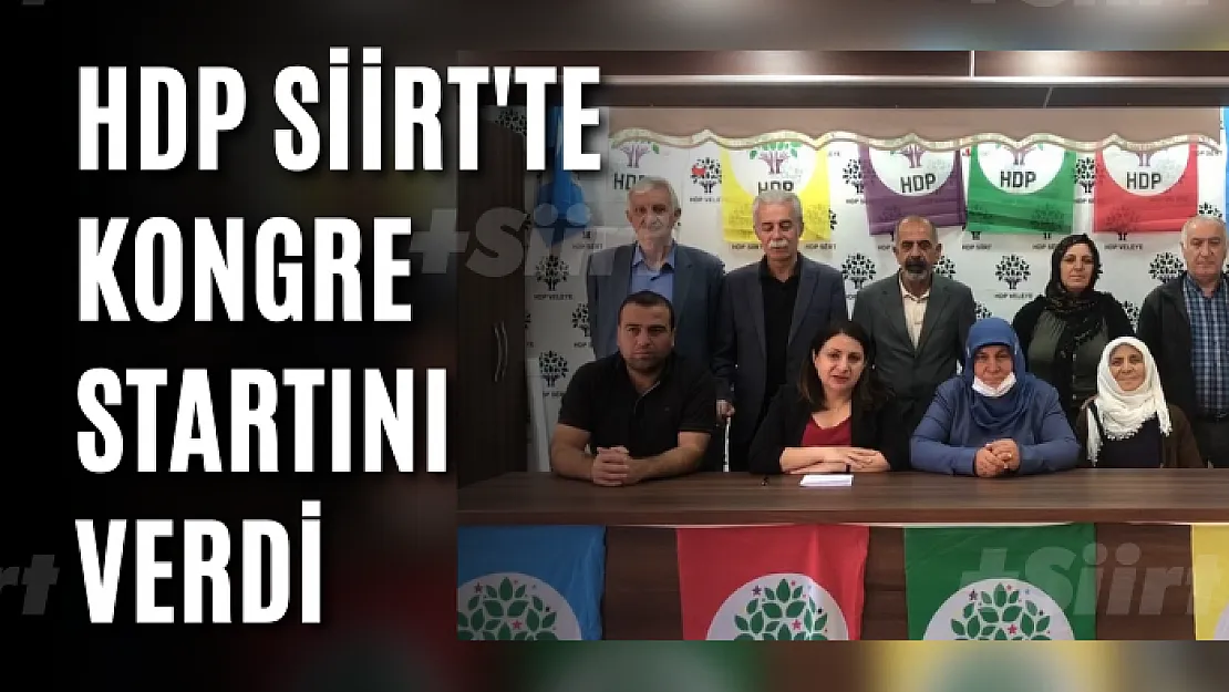 HDP Siirt'te Kongre Startını Verdi