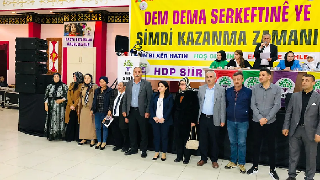 HDP Siirt Yönetimi Değişti! Yeni Eşbaşkanlar Belli Oldu