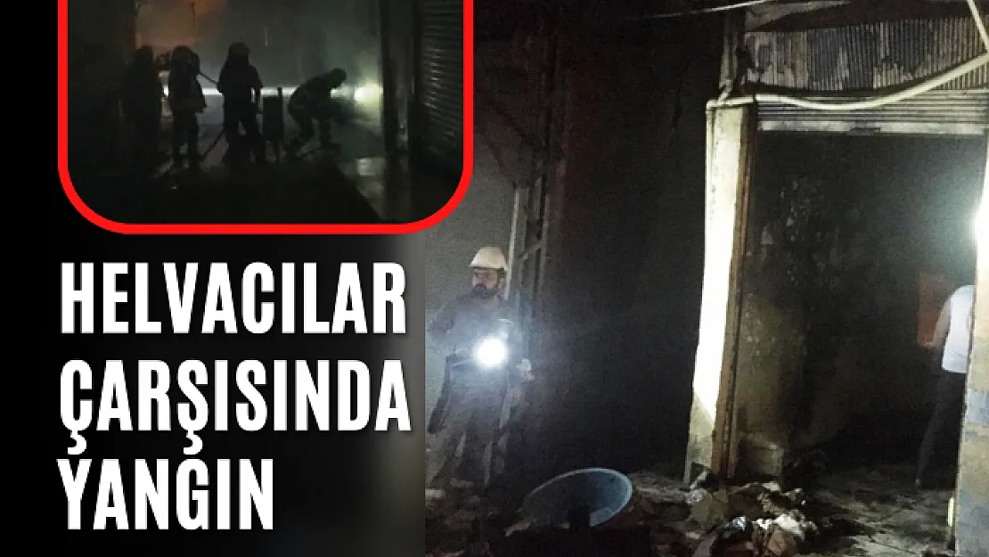 Siirt'te Bir Peynirci Dükkanında Yangın!