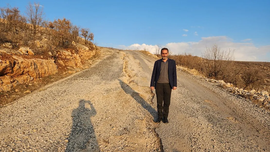 HÜDA PAR Siirt Eruh İlçe Başkanı Emin Tetik'ten Doğanca Köyü'nde yol tepkisi