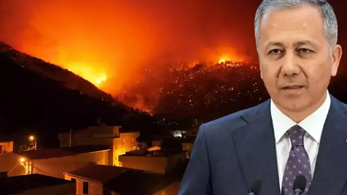 İçişleri Bakanı Yerlikaya: Orman yangınlarıyla ilgili 3 kişi tutuklandı