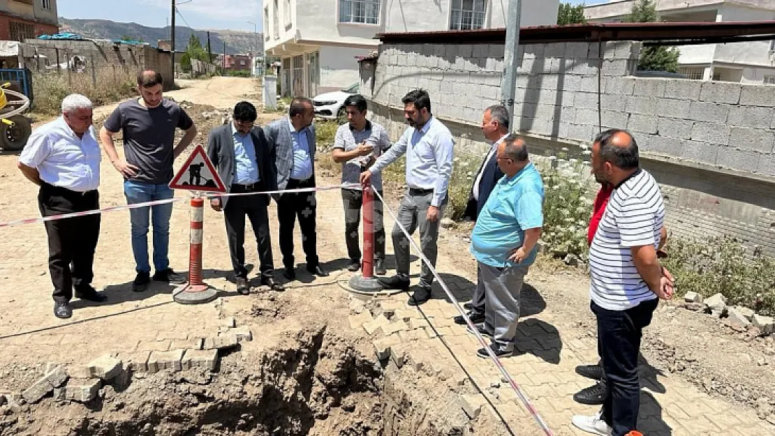 İl Başkanı Olğaç, Veysel Karani Beldesinde Doğalgaz, Altyapı ve Fabrika Çalışmalarını Yerinde İnceledi