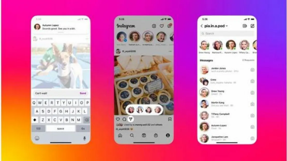 Instagram'da mesajlaşmak artık daha kolay