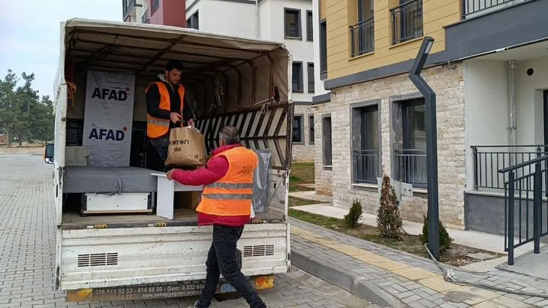 İslahiye'deki depremzedeler kalıcı konutlara yerleşmeye başladı