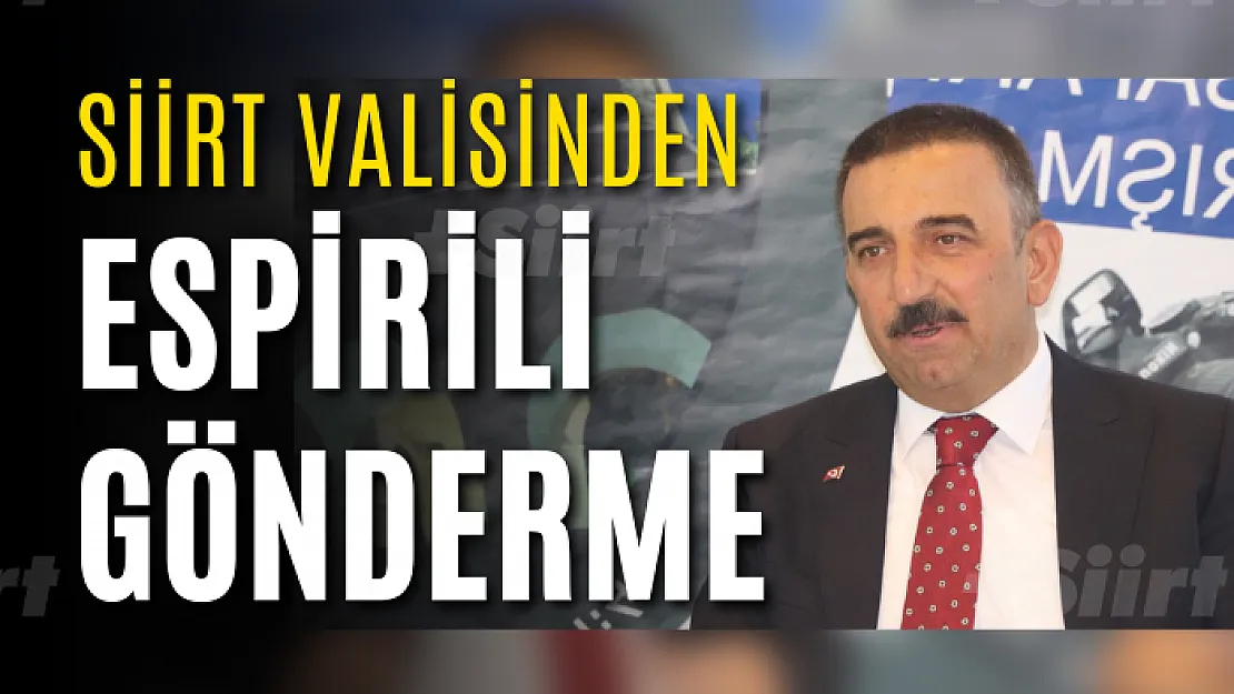 Siirt Valisinden, Batman Valisine Esprili Gönderme