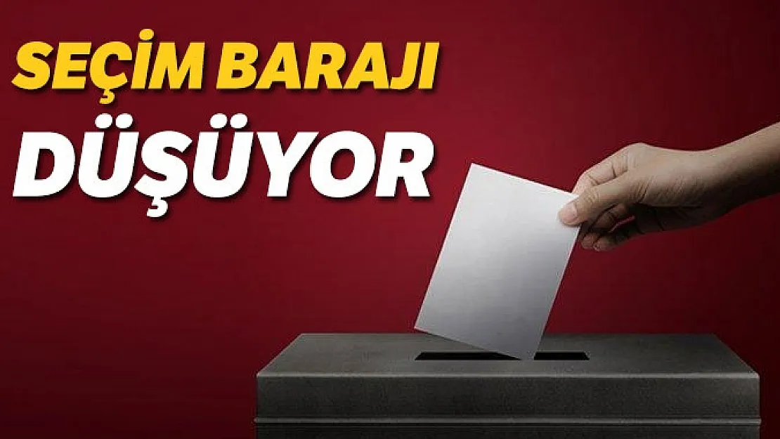 AK Parti doğruladı: Seçim barajı düşürülecek