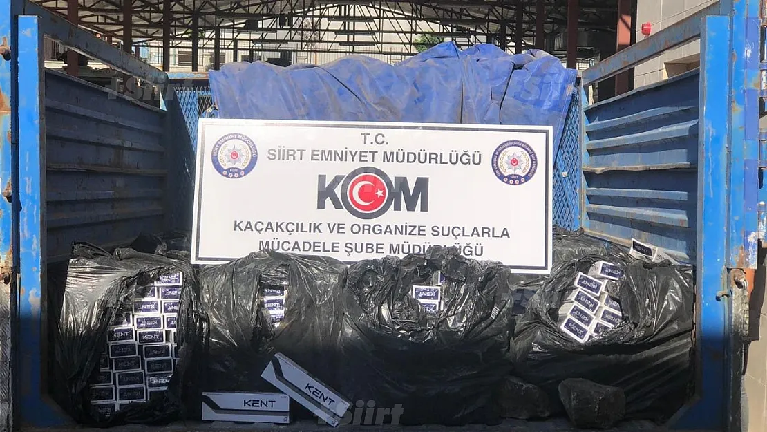 15 bin kaçak paket sigara ele geçirildi