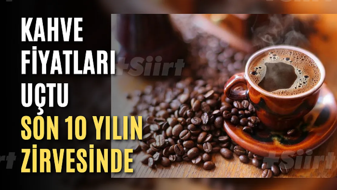 Kahve fiyatları uçtu: Son 10 yılın zirvesinde