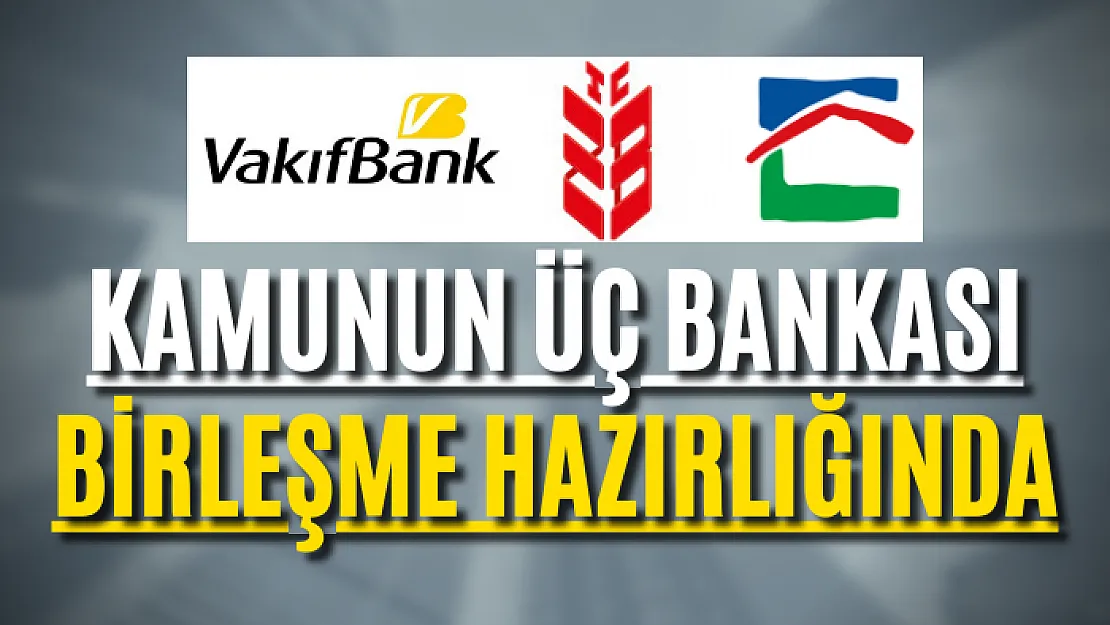 Kamunun üç bankası birleşme hazırlığında