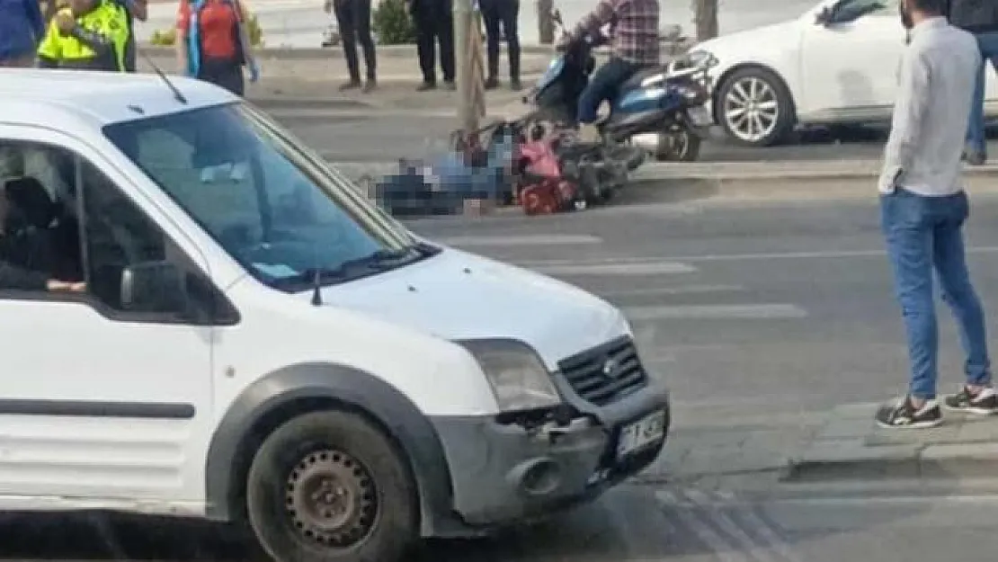 Kamyonla çarpışan motosikletin sürücüsü hayatını kaybetti