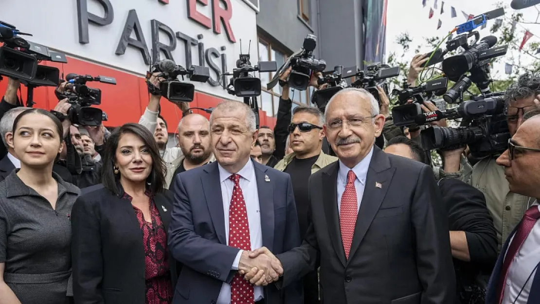 Kılıçdaroğlu, ikinci tur görüşmeleri için Zafer Partisi'nde: Ümit Özdağ kapıda karşıladı