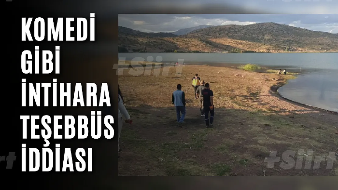 Komedi gibi intihara teşebbüs iddiası