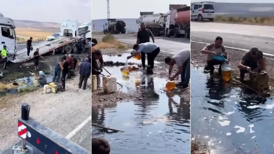 Komşu ilimizde Tır Kazası Sonrası Yaşananlar Pes Dedirtti