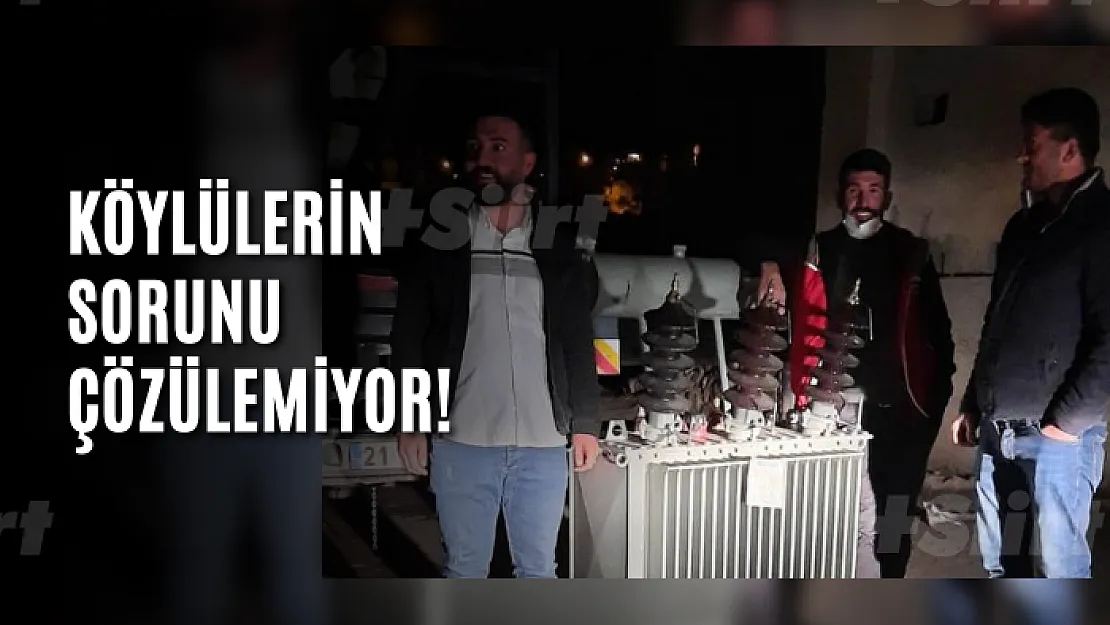 Siirt'te O Köyün Elektrik Sıkıntısı Çözülmüyor!