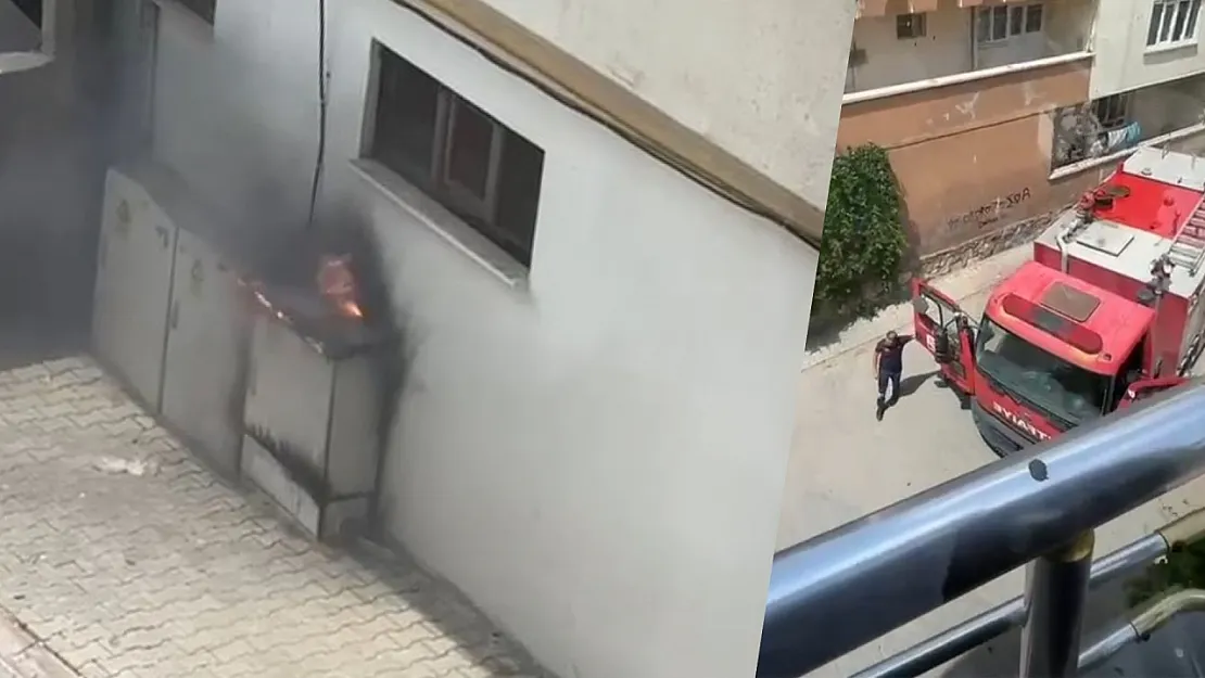 Kurtalan'da Elektrik Panosunda Yangın