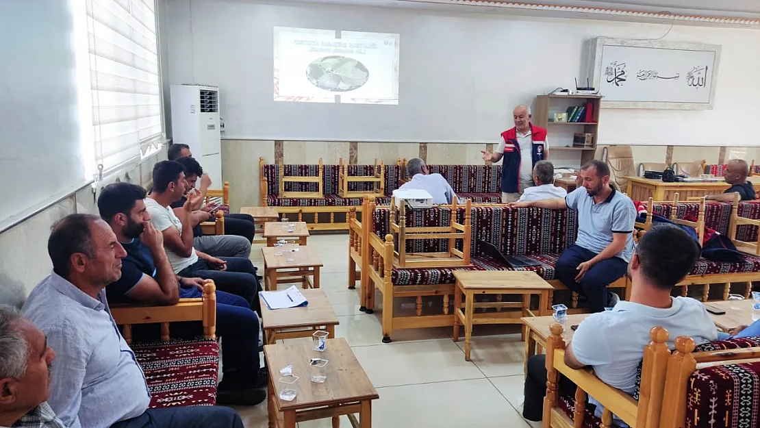 Kurtalan'da Fıstık Üreticilerine Uygulamalı Eğitim Verildi