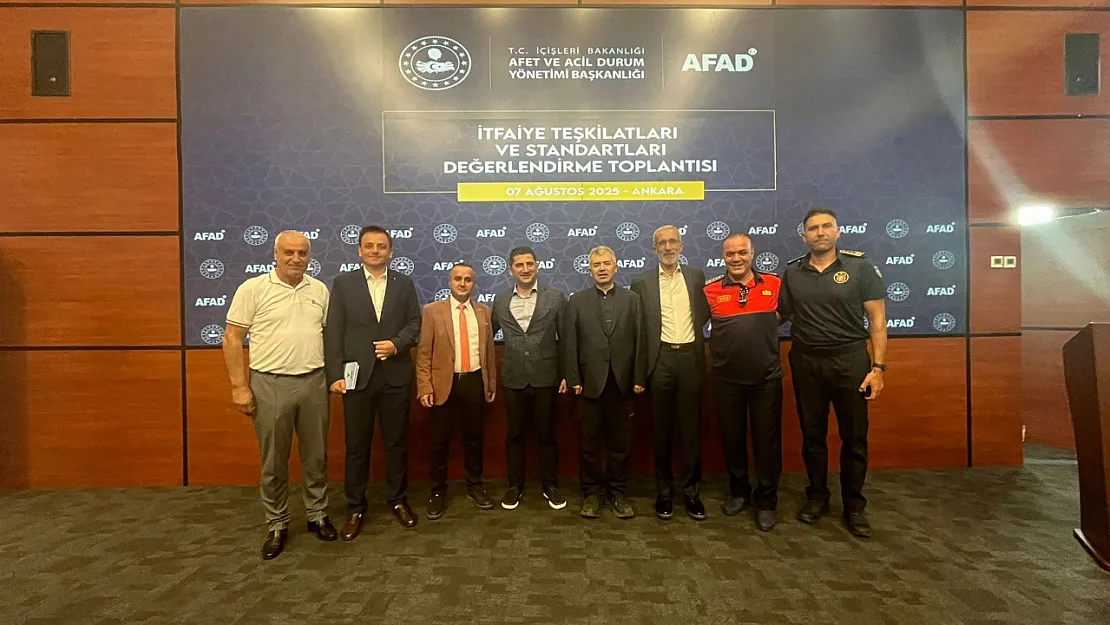 Kurtalan İtfaiyesi, Ankara'daki Afet ve Acil Durum Toplantısında Yer Aldı