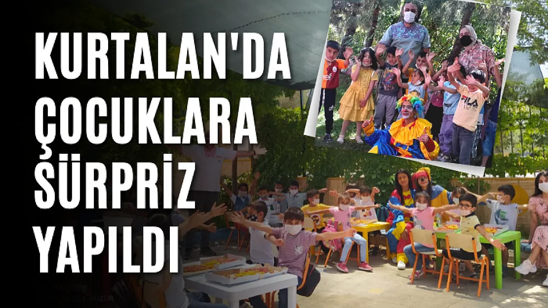 Kurtalan'da Çocuklara Sürpriz Yapıldı