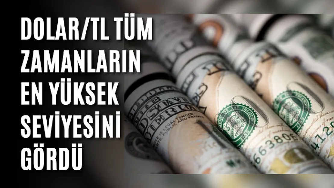 Dolar/TL tüm zamanların en yüksek seviyesini gördü