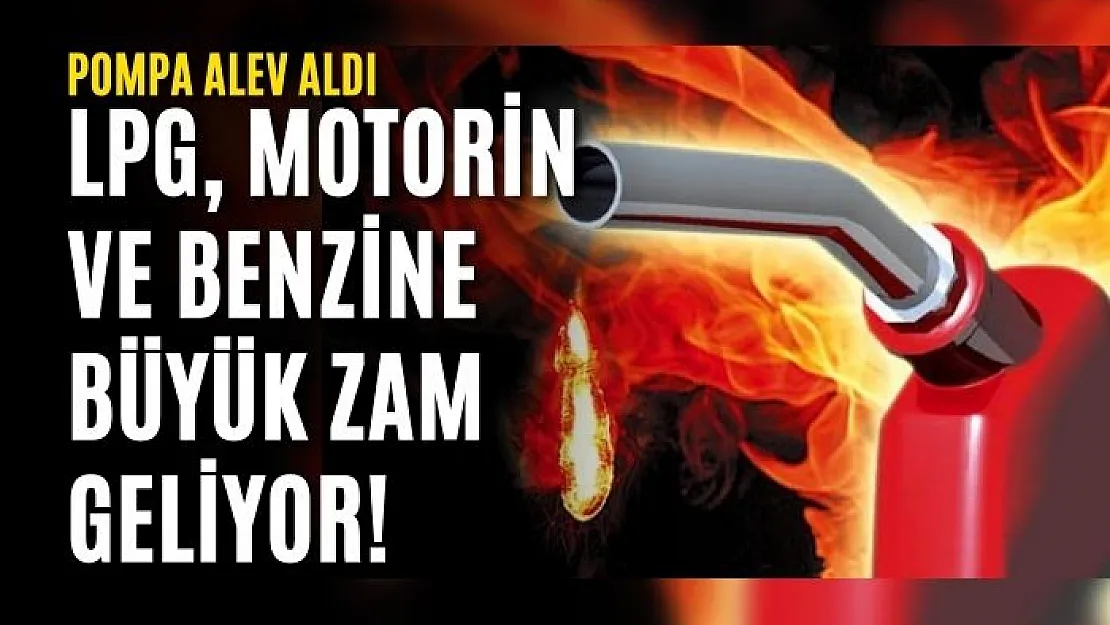 Benzin, motorin ve otogaza 1 liranın üzerinde zam geliyor!