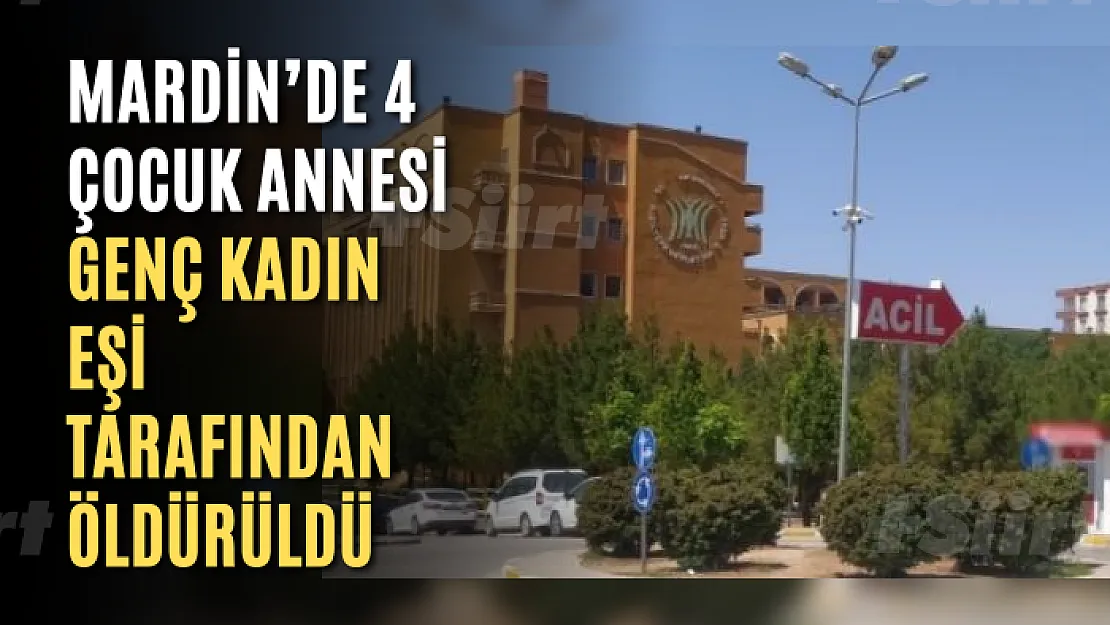 Mardin'de 4 çocuk annesi genç kadın, eşi tarafından öldürüldü