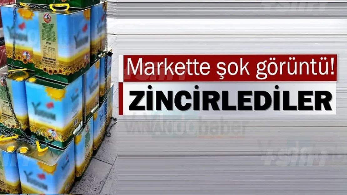 Markette şok görüntü!