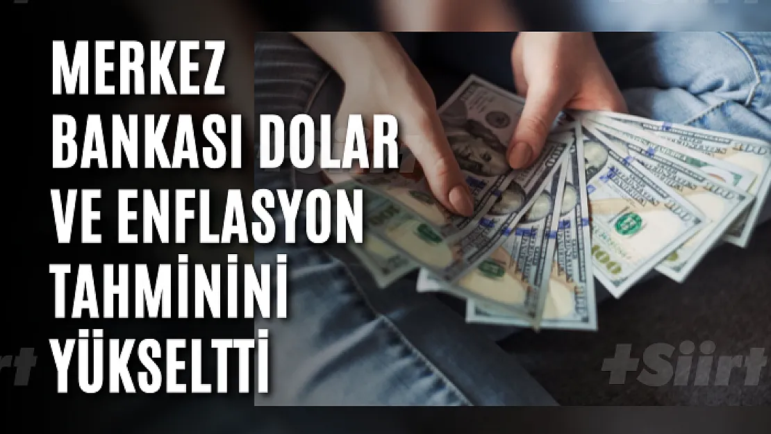 Merkez Bankası dolar ve enflasyon tahminini yükseltti