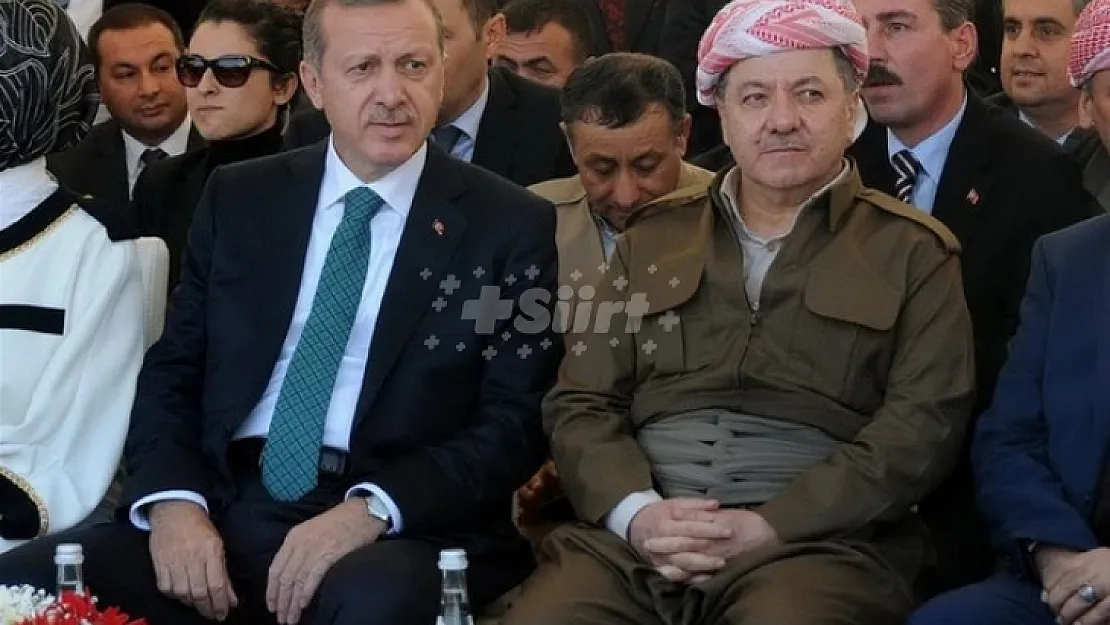 Mesut Barzani Cumhurbaşkanı Erdoğan'ı tebrik etti