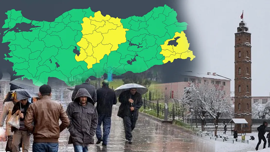 Meteorolojiden Siirt İçin Bir Uyarı Daha! Siirt İçin Kuvvetli Kar ve Yağmur Uyarısı! Siirt Hava Durumu