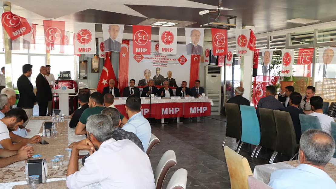 MHP heyeti Siirt'te 'Adım Adım 2023, İlçe İlçe Anlatma ve Aydınlatma' programına katıldı