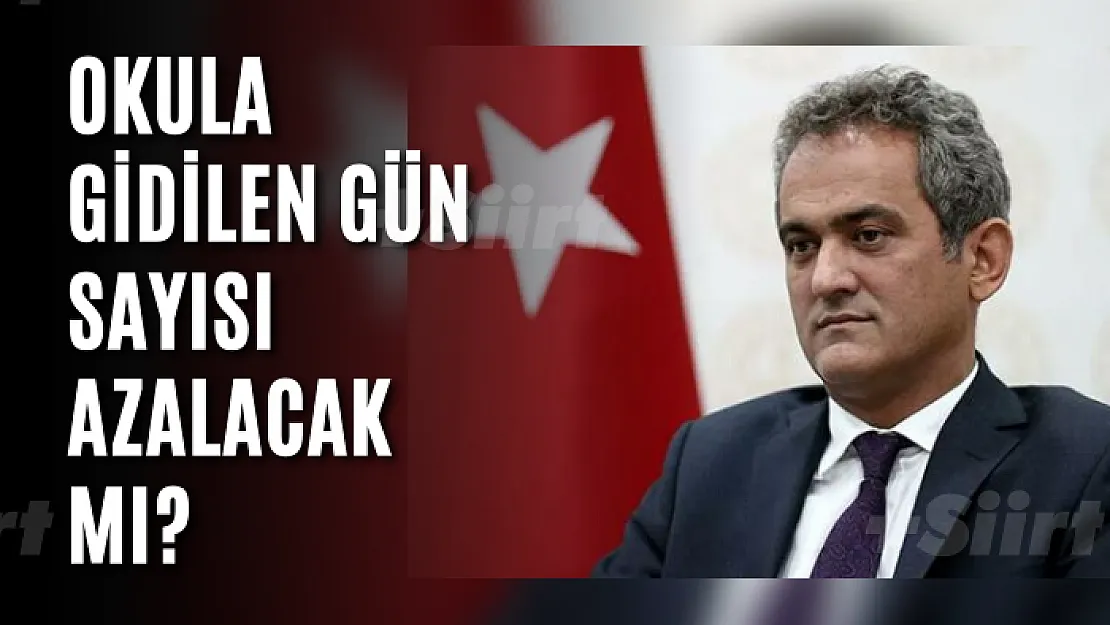 Okula gidilen gün sayısı azalacak mı?