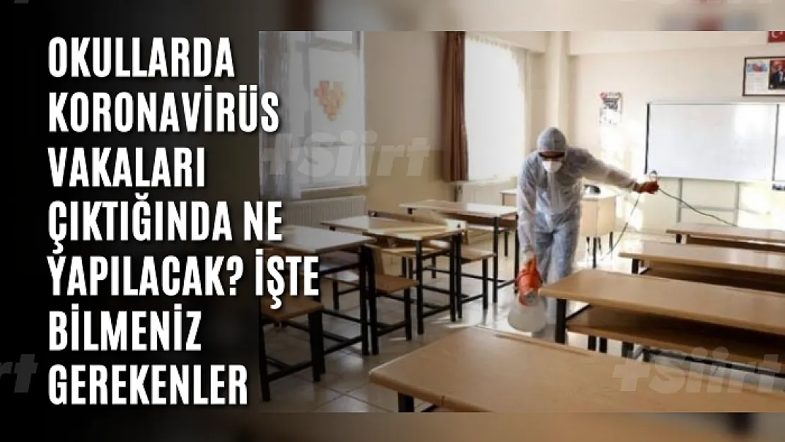 Okullarda koronavirüs vakaları çıktığında ne yapılacak? İşte bilmeniz gerekenler