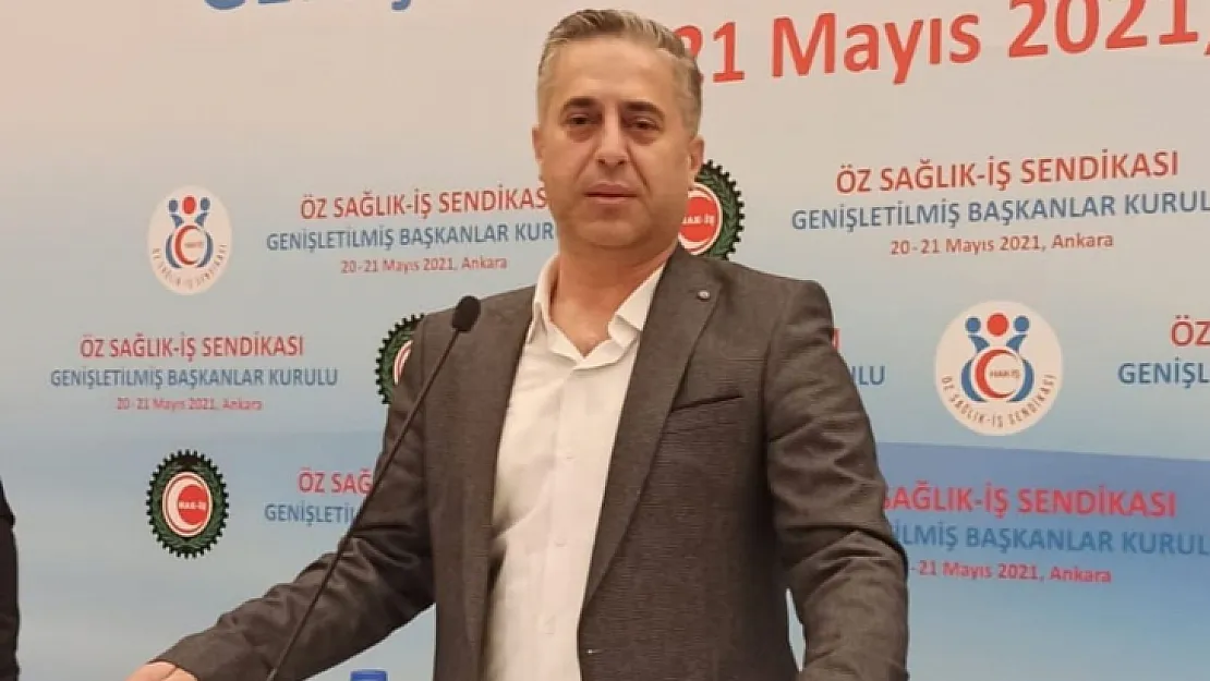 Öz Sağlık-İş Sendikası Siirt Şube Başkanı Eryeşil'den  Kamu İşçilerine Yapılan Yüzde 45'lik Zamma İlişkin Açıklama 