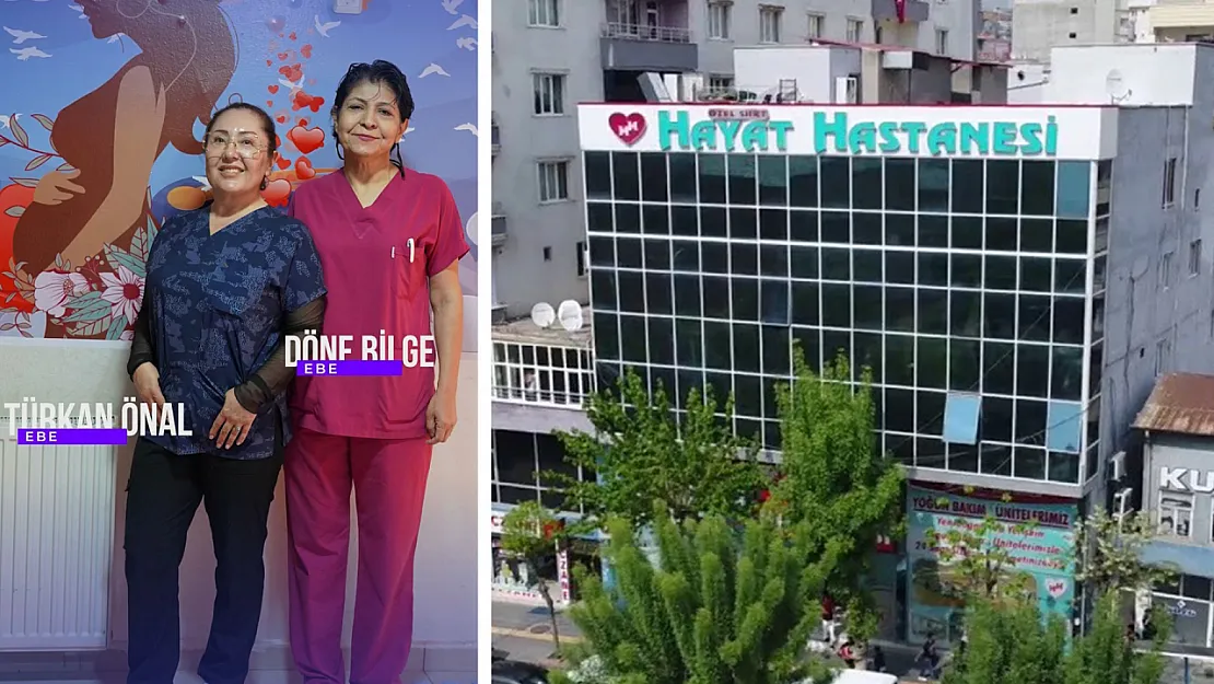 Özel Siirt Hayat Hastanesi Kadrosunu Güçlendiriyor: Doğumhaneye 2 Deneyimli Ebe Takviyesi