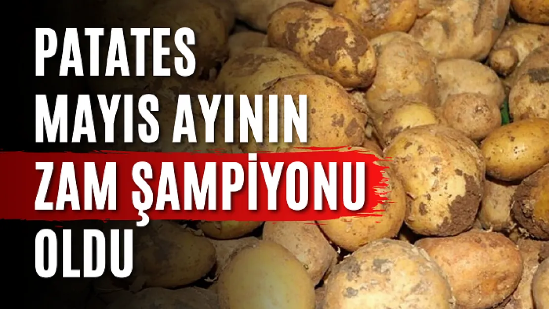 Mayıs Ayının Zam Şampiyonu Patates Oldu