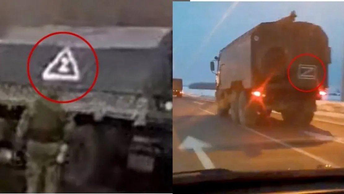 Rusya tanklarında yazan 'Z' ve 'V' harflerinin anlamını açıkladı!