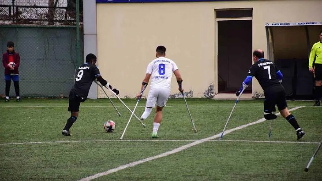 Şahinbey Ampute Futbol Takımı'ndan net skor 3-1