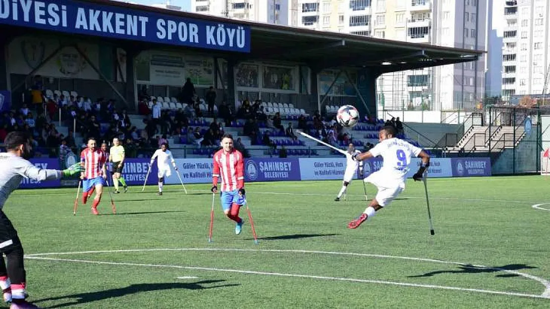 Şahinbey Ampute, Gebze Belediye Spor'u 4-0 mağlup etti