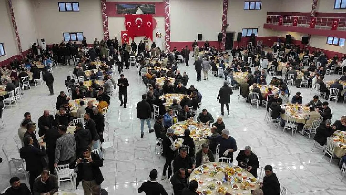 Sason'da güvenlik korucularına toplu iftar yemeği verildi