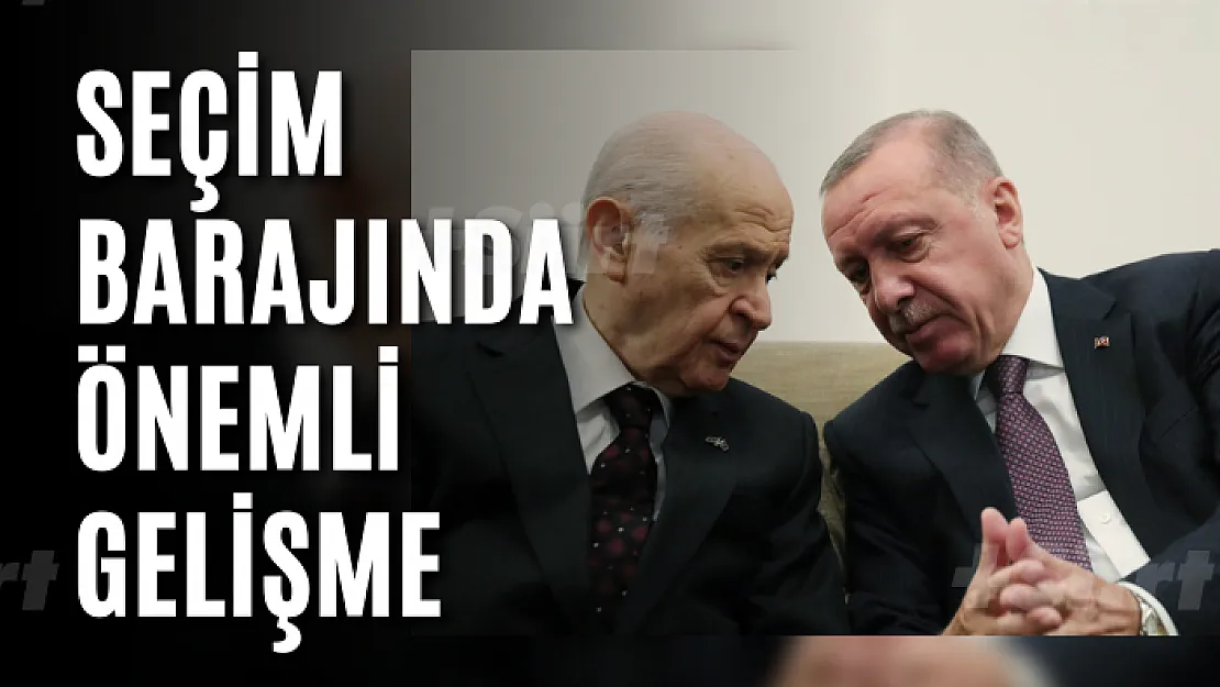 Seçim Barajında Önemli Gelişme