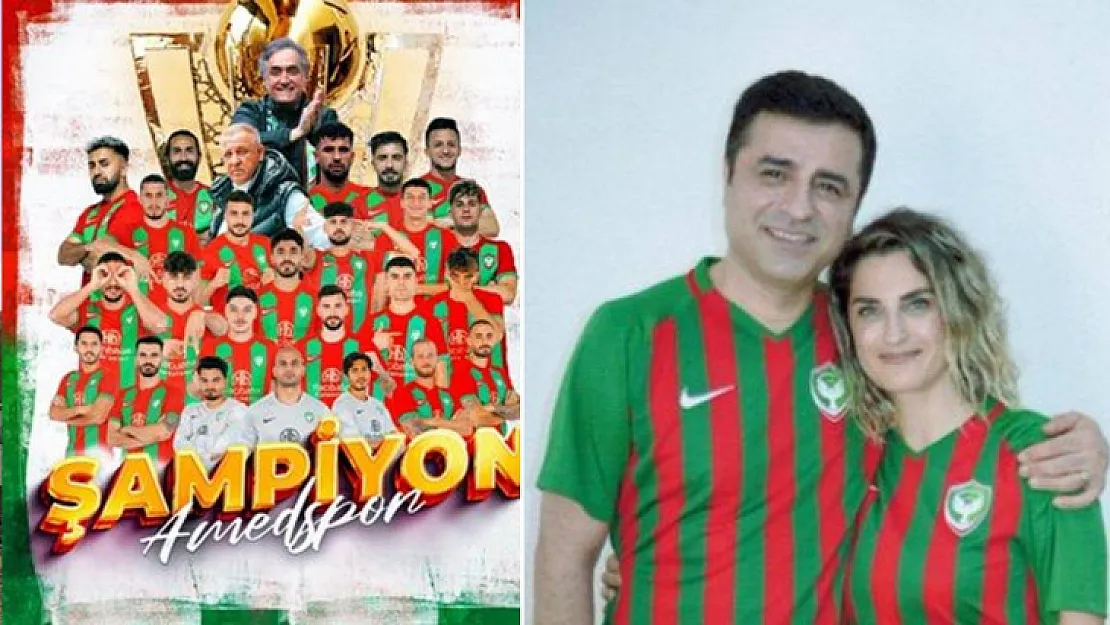 Selahattin Demirtaş, Amedspor'u tebrik etti: 'Rê ya te vekirî be, bajarê evîna min'