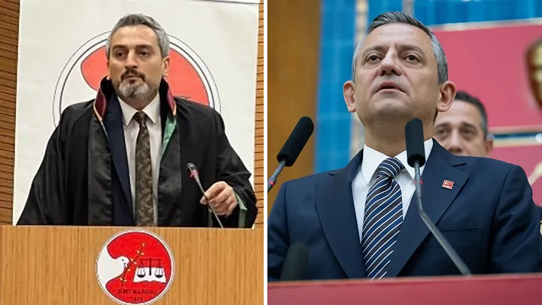 Siirt Baro Başkanı Alptekin'den CHP Genel Başkanı Özel'e Sert Yanıt: ''Avukatlık Mesleğini Küçümsemek Kabul Edilemez''