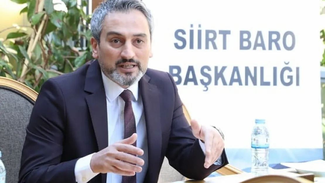 Siirt Baro Başkanı Alptekin, Kobane Davasında Verilen Kararları Değerlendirdi!