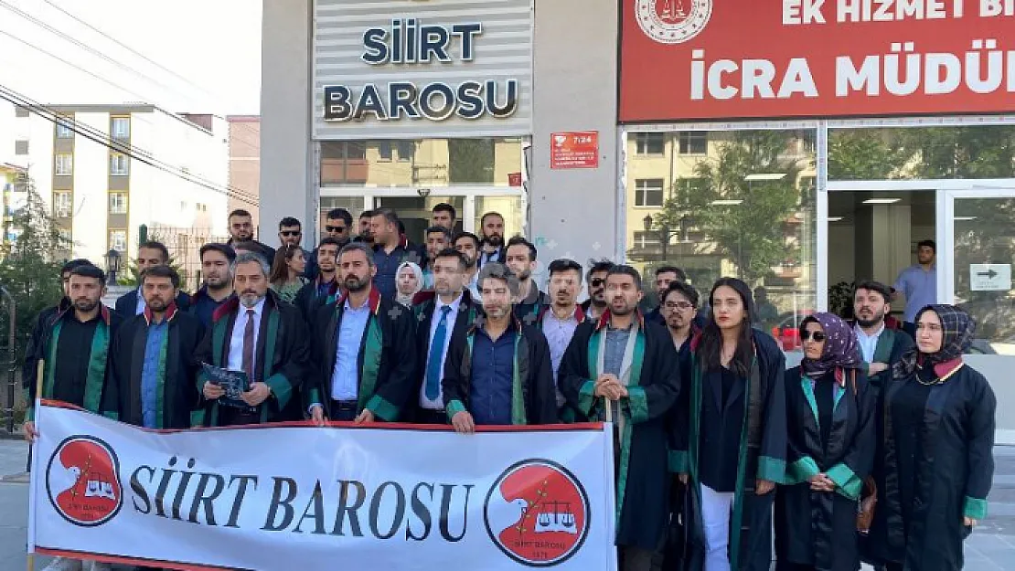 Siirt Baro Başkanlığı'ndan Adalet Bakanlığı ve Siirt Milletvekillerine Yazılı Talep