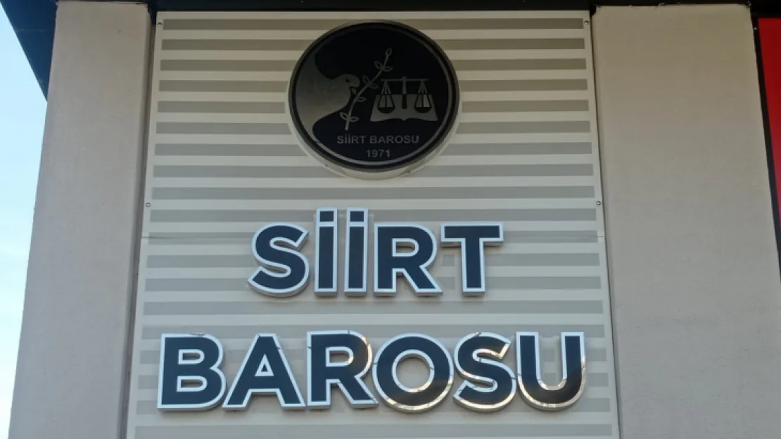 Siirt Barosu: Barışçıl Toplantı Ve Gösteri Yürüyüşleri Demokratik Toplumun Vazgeçilmezidir