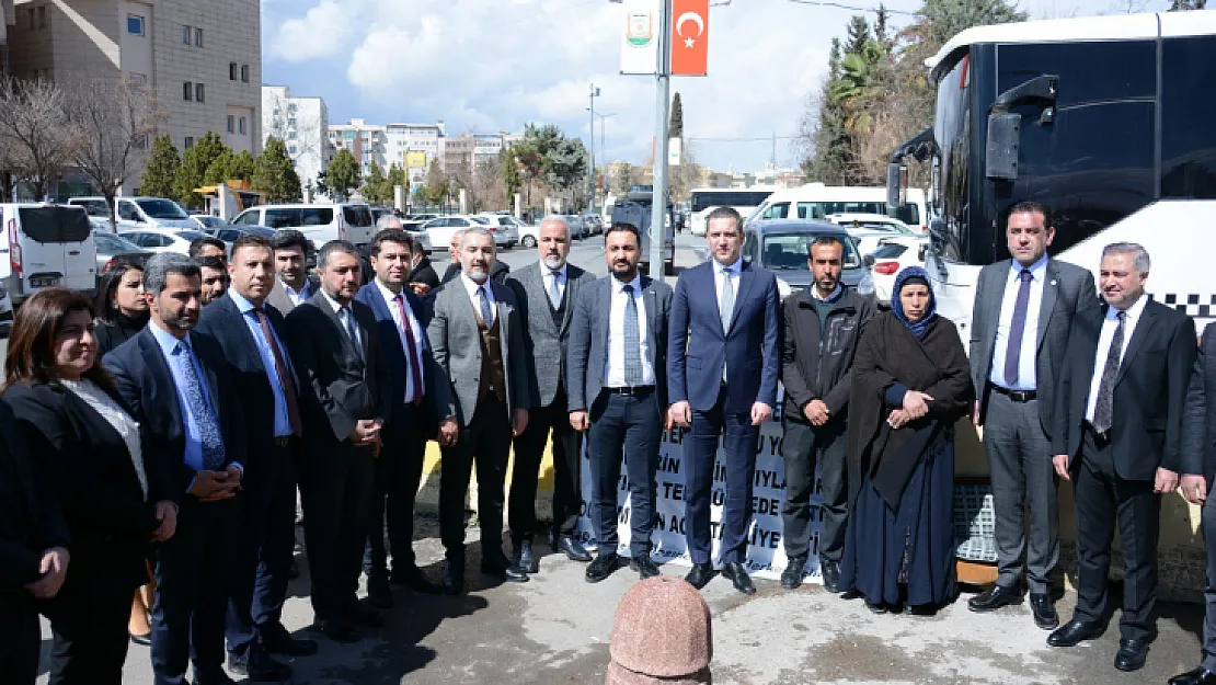 Siirt Barosu Başkanın da içinde bulunduğu TBB'den Şenyaşar ailesine destek ziyareti